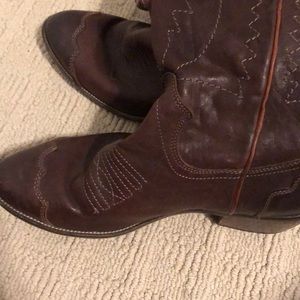 leather cowboy boots